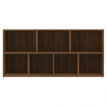 Bücherschrank Braun Eichen-Optik 50x25x106 cm