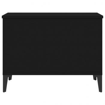 Couchtisch Schwarz 60x44,5x45 cm Holzwerkstoff
