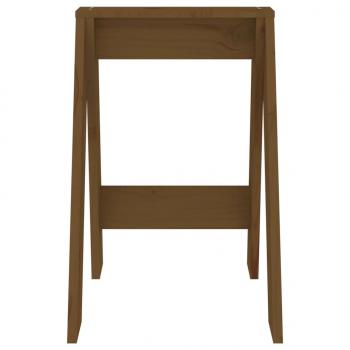 Hocker 2 Stk. Honigbraun 40x40x60 cm Massivholz Kiefer