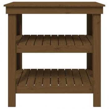 Werkbank Honigbraun 78,5x50x80 cm Massivholz Kiefer