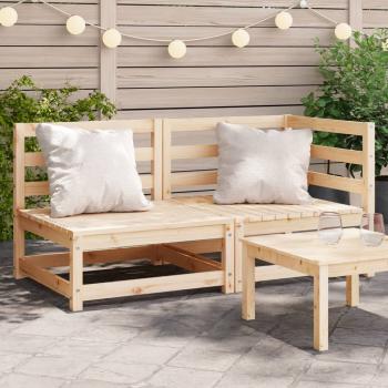 ARDEBO.de - Gartensofa 2-Sitzer Massivholz Kiefer
