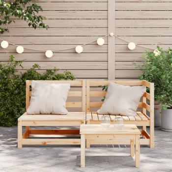 Gartensofa 2-Sitzer Massivholz Kiefer