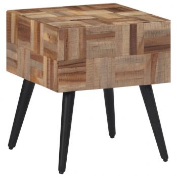ARDEBO.de - Beistelltisch 40x40x45 cm Recyceltes Massivholz Teak