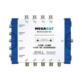 ARDEBO.de MEGASAT Multischalter, 5 Eingänge, 8 Ausgänge, Profiline (0600150)