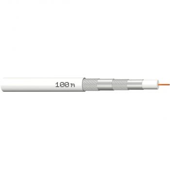 ARDEBO.de Megasat Koaxialkabel, 4-fach Abgeschirmt, 120dB Cu/St.CCS1, 1mm, 100m Ring (100066)