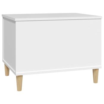 Couchtisch Weiß 60x44,5x45 cm Holzwerkstoff