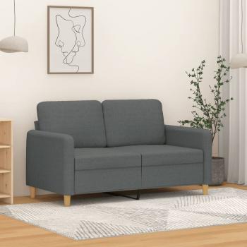 ARDEBO.de - 2-Sitzer-Sofa Dunkelgrau 120 cm Stoff