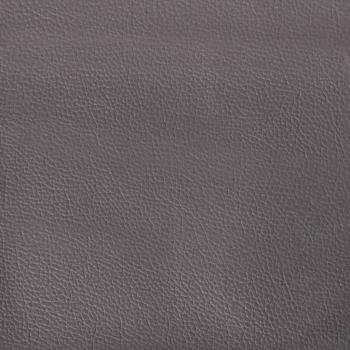 2-Sitzer-Sofa Grau 140 cm Kunstleder