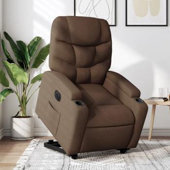 ARDEBO.de - Relaxsessel mit Aufstehhilfe Elektrisch Braun Stoff