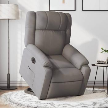 ARDEBO.de - Relaxsessel mit Aufstehhilfe Elektrisch Taupe Stoff
