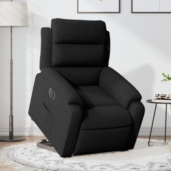 ARDEBO.de - Relaxsessel mit Aufstehhilfe Elektrisch Schwarz Samt