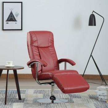 ARDEBO.de - TV-Sessel Weinrot Kunstleder