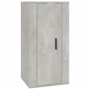 ARDEBO.de - TV-Wandschrank Betongrau 40x34,5x80 cm