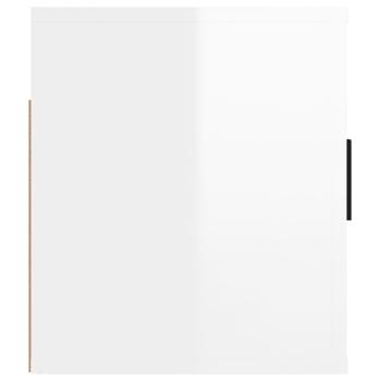 TV-Wandschrank Hochglanz-Weiß 80x34,5x40 cm
