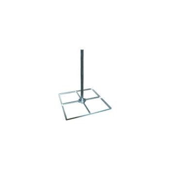 ARDEBO.de Megasat Balkon-Flachdachständer, 4x50 cm, Mast 1,2 m, Stahl (110098)