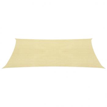 Sonnensegel 160 g/m² Beige 5x5 m HDPE