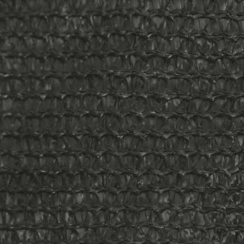 Sonnensegel 160 g/m² Anthrazit 6x7 m HDPE