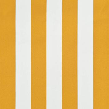 Einziehbare Markise 200×150 cm Gelb und Weiß
