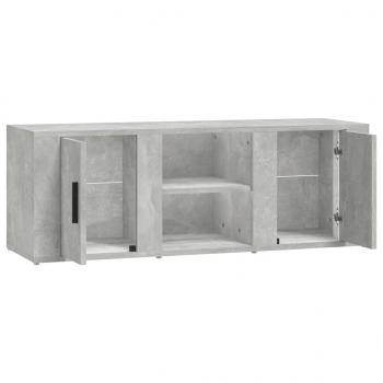 TV-Schrank Betongrau 100x31,5x35 cm Holzwerkstoff