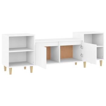 TV-Schrank Weiß 160x35x55 cm Holzwerkstoff