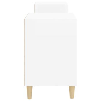 TV-Schrank Hochglanz-Weiß 160x35x55 cm Holzwerkstoff