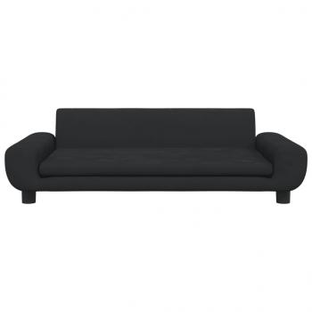 Hundebett Schwarz 100x54x33 cm Samt