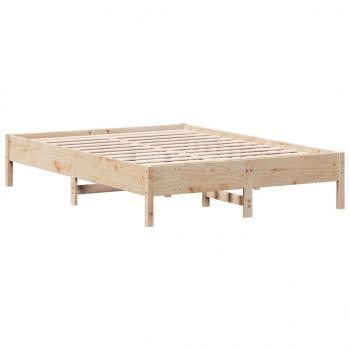 Massivholzbett ohne Matratze 150x200 cm Kiefernholz