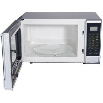 Sharp R270S Mikrowelle 20l Garraum, 800 Watt, Drehteller , LCD-Display, 10 Leistungsstufen, 8 Automatikprogramme, silber