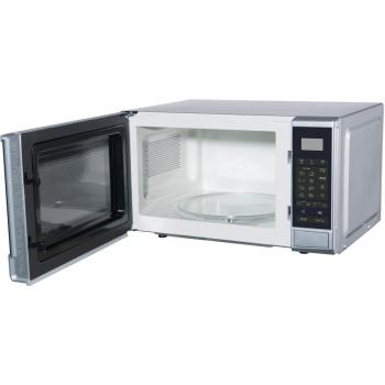 Sharp R270S Mikrowelle 20l Garraum, 800 Watt, Drehteller , LCD-Display, 10 Leistungsstufen, 8 Automatikprogramme, silber