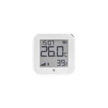 ARDEBO.de Shelly H&T Gen3 Temperatur- und Feuchtigkeitssensor, WLAN, Bluetooth, USB C, batteriebetrieben, weiß matt (Shelly_H&T_G3_w)
