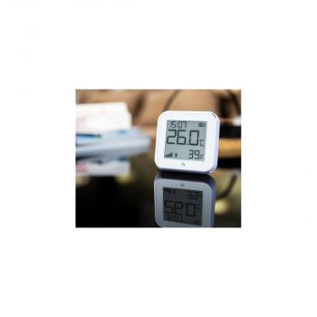 Shelly H&T Gen3 Temperatur- und Feuchtigkeitssensor, WLAN, Bluetooth, USB C, batteriebetrieben, weiß matt (Shelly_H&T_G3_w)