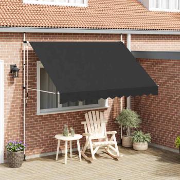 Einziehbare Markise Handbetrieben 300 cm Anthrazit
