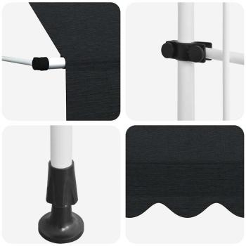 Einziehbare Markise Handbetrieben 300 cm Anthrazit