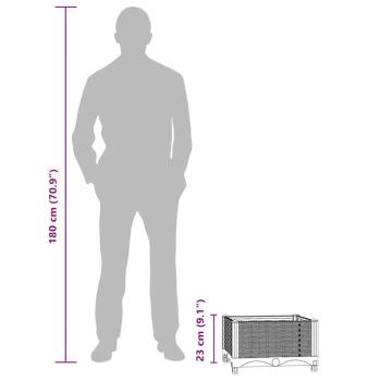 Hochbeet 40x40x23 cm Polypropylen