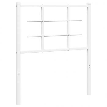 Kopfteil Metall Weiß 75 cm