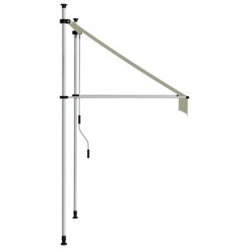 Einziehbare Markise Handbetrieben 100 cm Creme