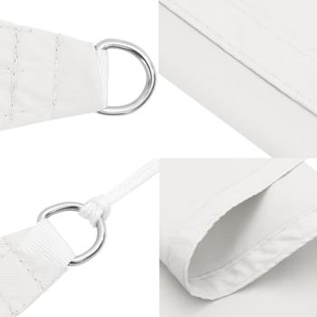 Sonnensegel Oxford-Gewebe Quadratisch 2x2 m Weiß