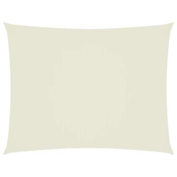 Sonnensegel Oxford-Gewebe Rechteckig 5x6 m Creme