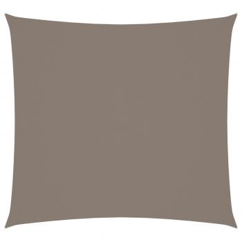 Sonnensegel Oxford-Gewebe Quadratisch 3,6x3,6 m Taupe
