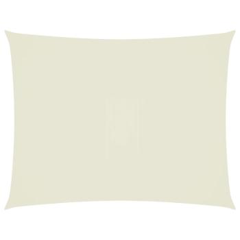 Sonnensegel Oxford-Gewebe Rechteckig 4x5 m Creme