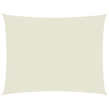 Sonnensegel Oxford-Gewebe Rechteckig 6x8 m Creme