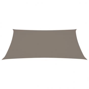 Sonnensegel Oxford-Gewebe Rechteckig 2x4,5 m Taupe