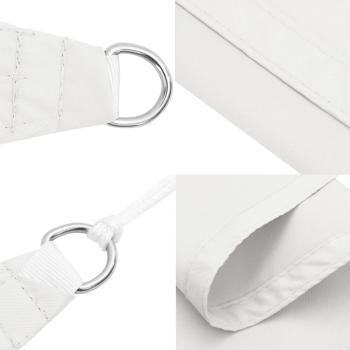 Sonnensegel Oxford-Gewebe Rechteckig 2x3,5 m Weiß