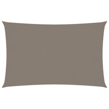 Sonnensegel Oxford-Gewebe Rechteckig 4x7 m Taupe
