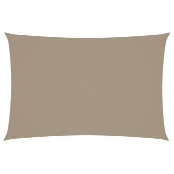 Sonnensegel Oxford-Gewebe Rechteckig 2x4 m Taupe 