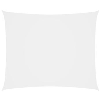 Sonnensegel Oxford-Gewebe Rechteckig 6x8 m Weiß