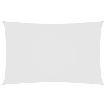 Sonnensegel Oxford-Gewebe Rechteckig 6x8 m Weiß