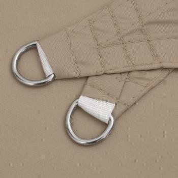 Sonnensegel Oxford-Gewebe Rechteckig 2,5x4,5 m Taupe