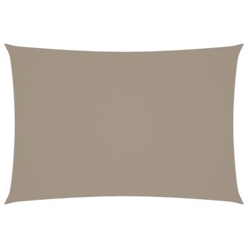 Sonnensegel Oxford-Gewebe Rechteckig 2,5x4,5 m Taupe