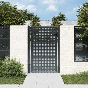 ARDEBO.de - Gartentor Anthrazit 105x200 cm Stahl